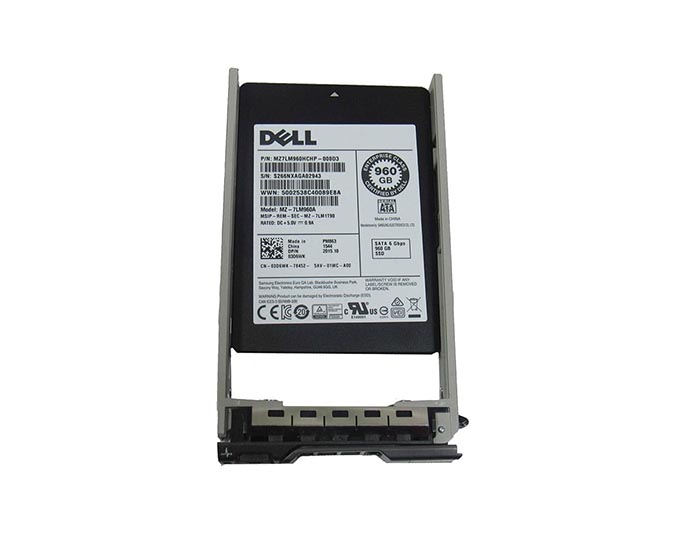 Dell 03D6WK 960GB Triple-Level Cell SATA 6Gb/s Hot-Pluggable Read Intensive 2.5-Inch Solid State Drive