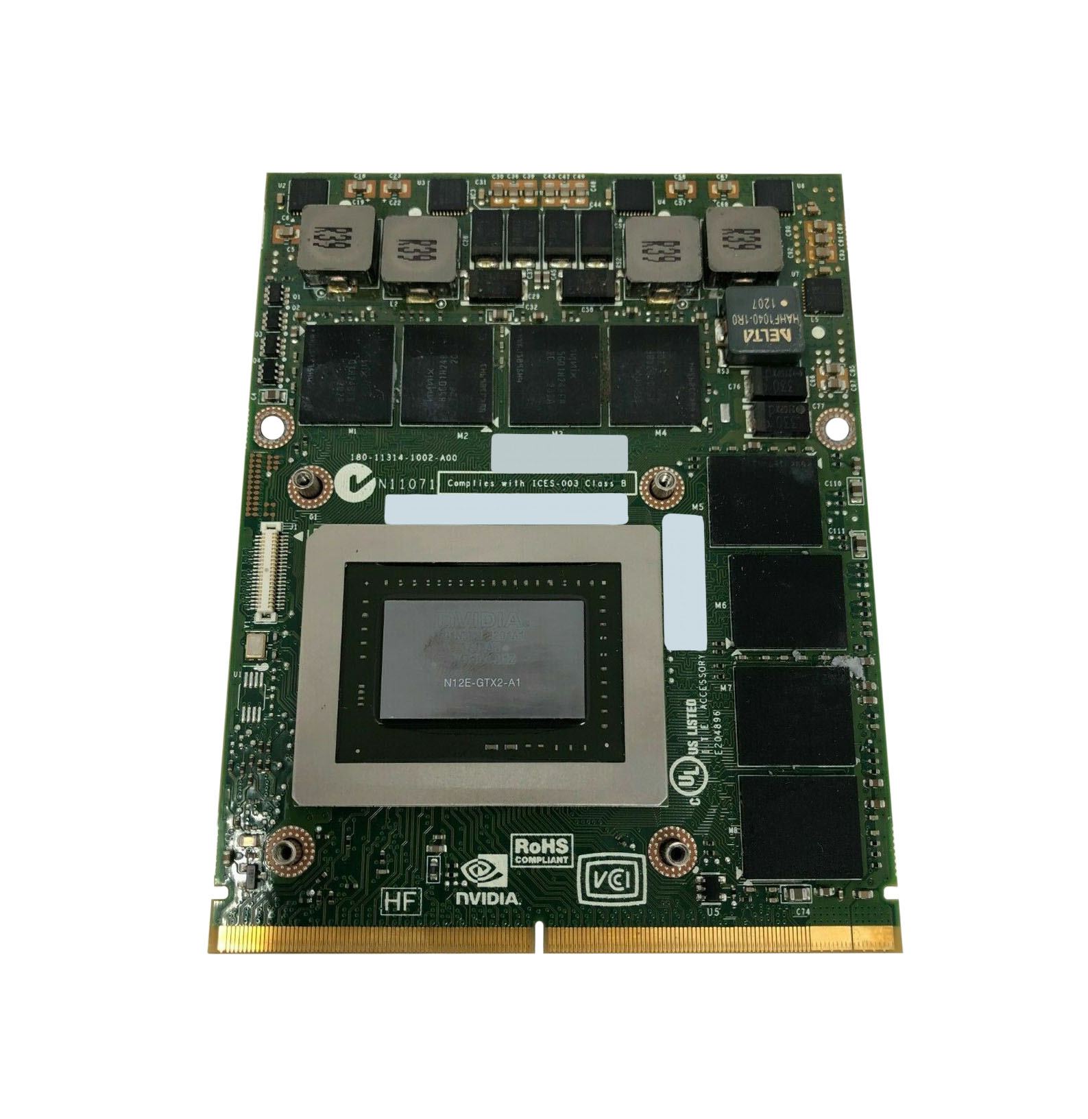 03MF8R Dell Nvidia GeForce GTX 580M 2GB GDDR5 256 Bit PCI