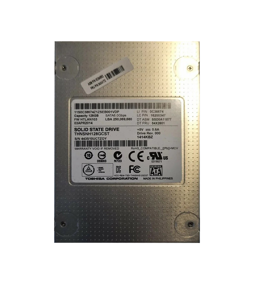 Lenovo 04X4172 128GB Multi-Level Cell SATA 6Gb/s 2.5-Inch Solid State Drive