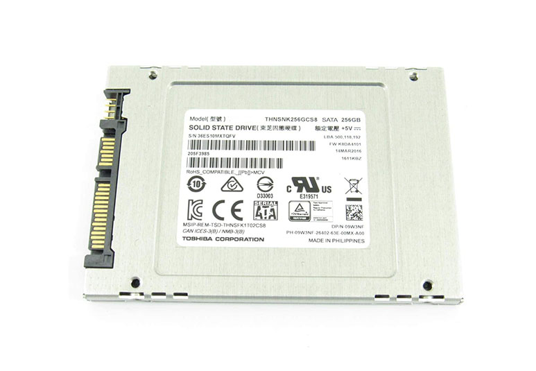 Dell 09W3NF 256GB Multi-Level Cell SATA 6Gb/s 2.5-Inch Solid State Drive