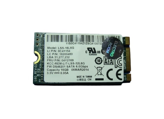Lenovo 0C41154 16GB Multi-Level Cell SATA 6Gb/s M.2 2242 Solid State Drive