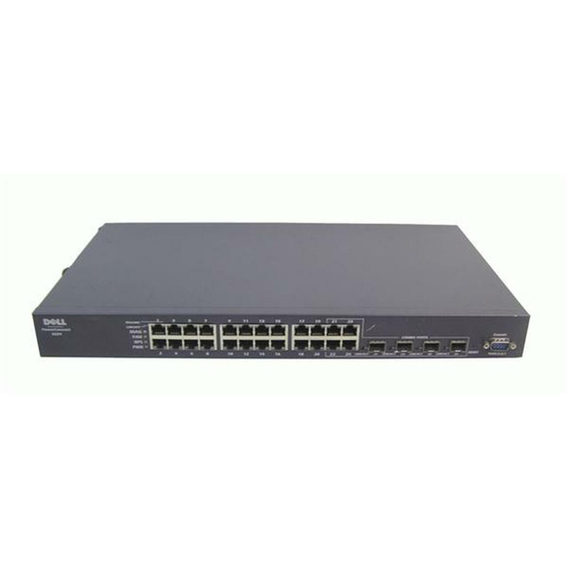 0HT858 Dell PowerConnect 3524P 24 x Ports PoE 10/100BaseT + 2 x
