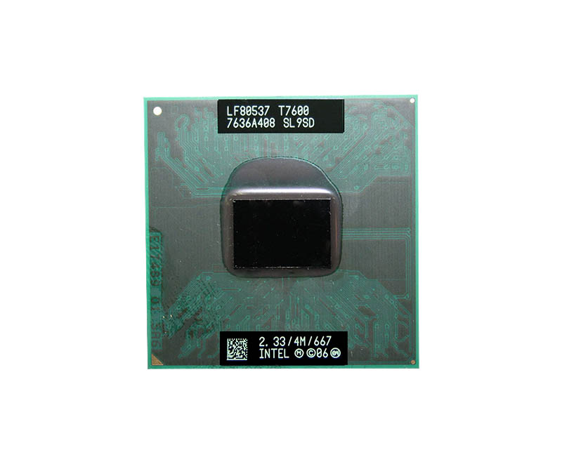Dell 0MK054 2.33GHz 667MHz FSB 4MB L2 Cache Socket PPGA478 Intel Core 2 Duo T7600 Dual-core (2 Core) Processor