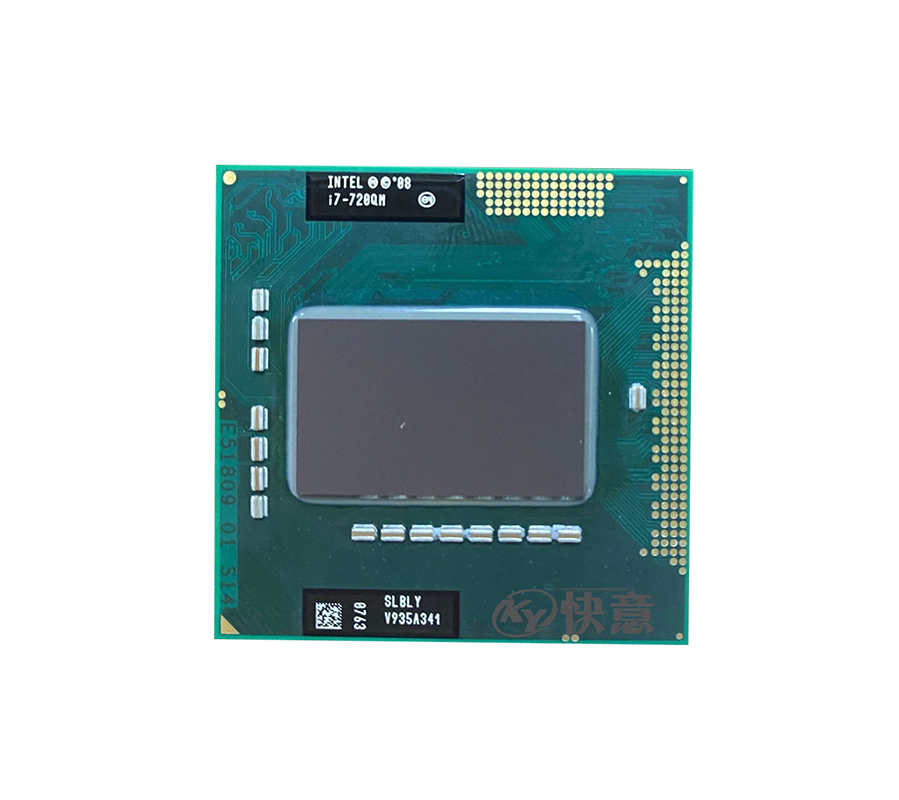 Dell 0MY4VD 1.60GHz 2.5GT/s Socket PPGA988 6MB Cache Intel Core i7-720QM Quad Core Processor