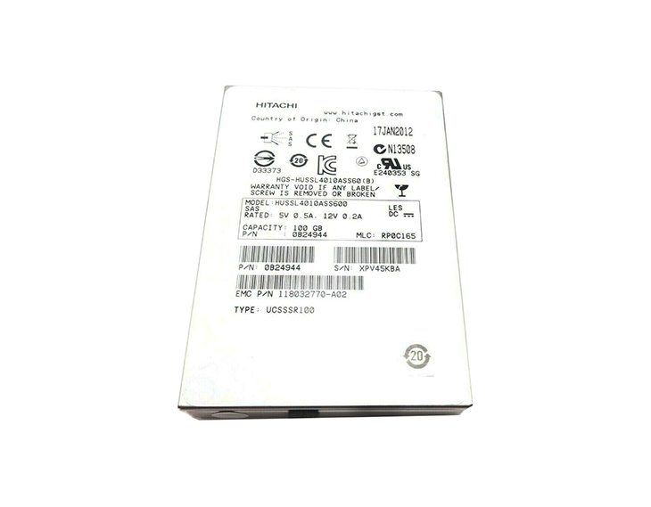 EMC 118032770-A02 Corporation 100GB SAS 6Gb/s 2.5-inch Solid State Drive