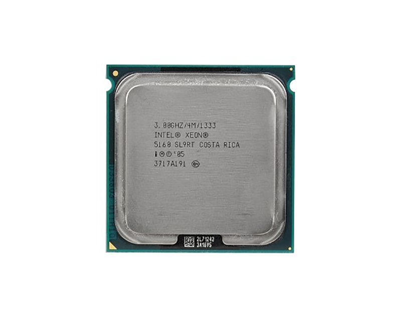 Dell 311-3526 3.0GHz 1333MHz FSB 4MB L2 Cache Socket LGA771 Intel Xeon 5160 Dual-core (2 Core) Processor
