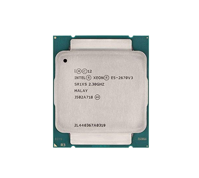 Dell 374-BBGP 2.30GHz 9.6GT/s QPI 30MB SmartCache Socket FCLGA2011-3 Intel Xeon E5-2670V3 12-Core Processor