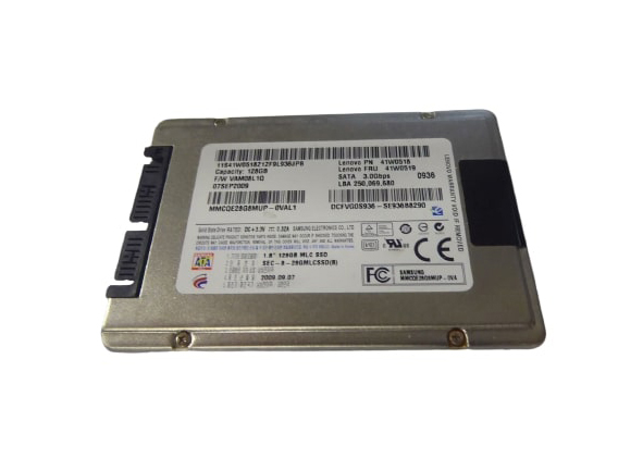 Lenovo 41W0519 128GB Multi-Level Cell SATA 3Gb/s 1.8-Inch Solid State Drive