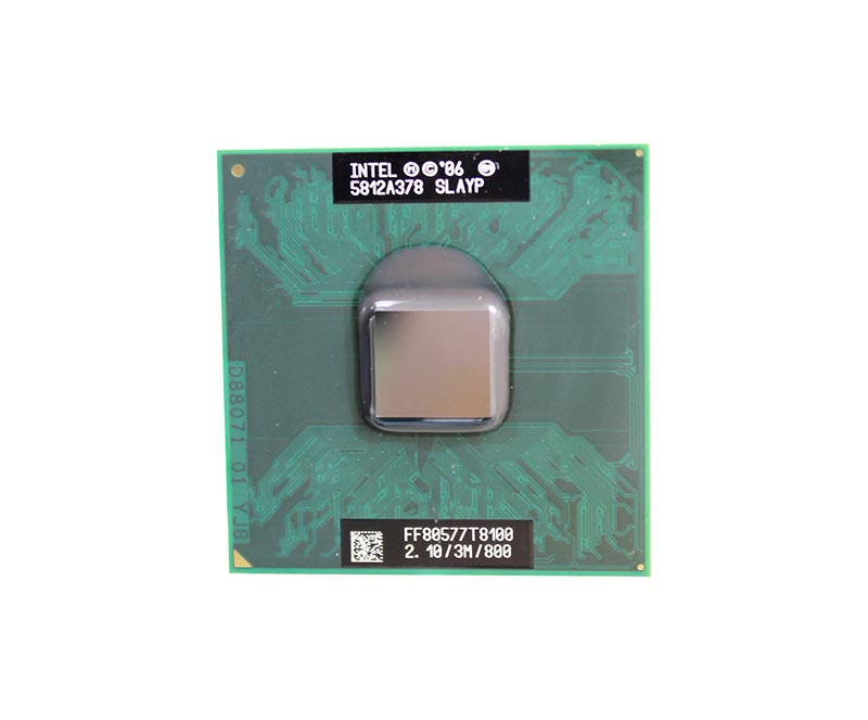 HP 458638-001 2.10GHz 800MHz FSB 3MB L2 Cache Socket PGA478 Intel Core 2 Duo T8100 2-Core Processor