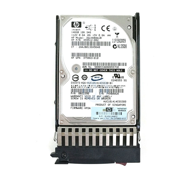 HP 459512-002 146GB 10000RPM SAS 3Gb/s hot-pluggable Dual Port 2.5-inch Hard Drive