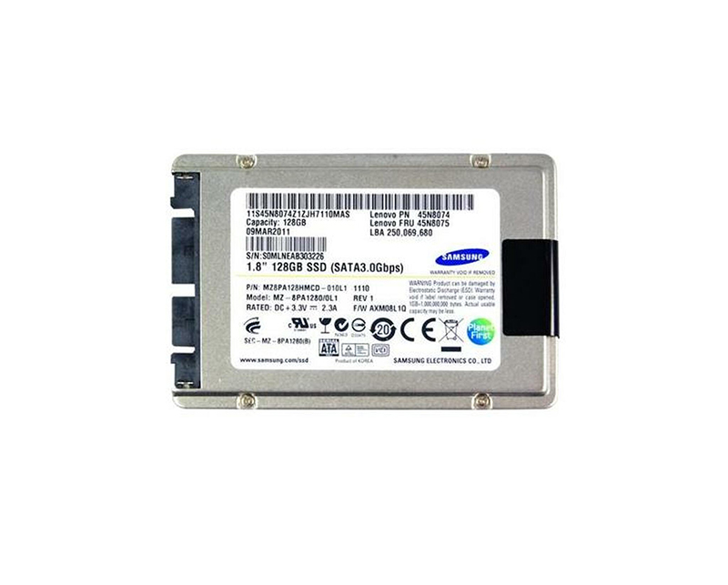 Lenovo 45N8074 128GB Multi-Level Cell (MLC) SATA 3Gb/s 1.8-inch Solid State Drive