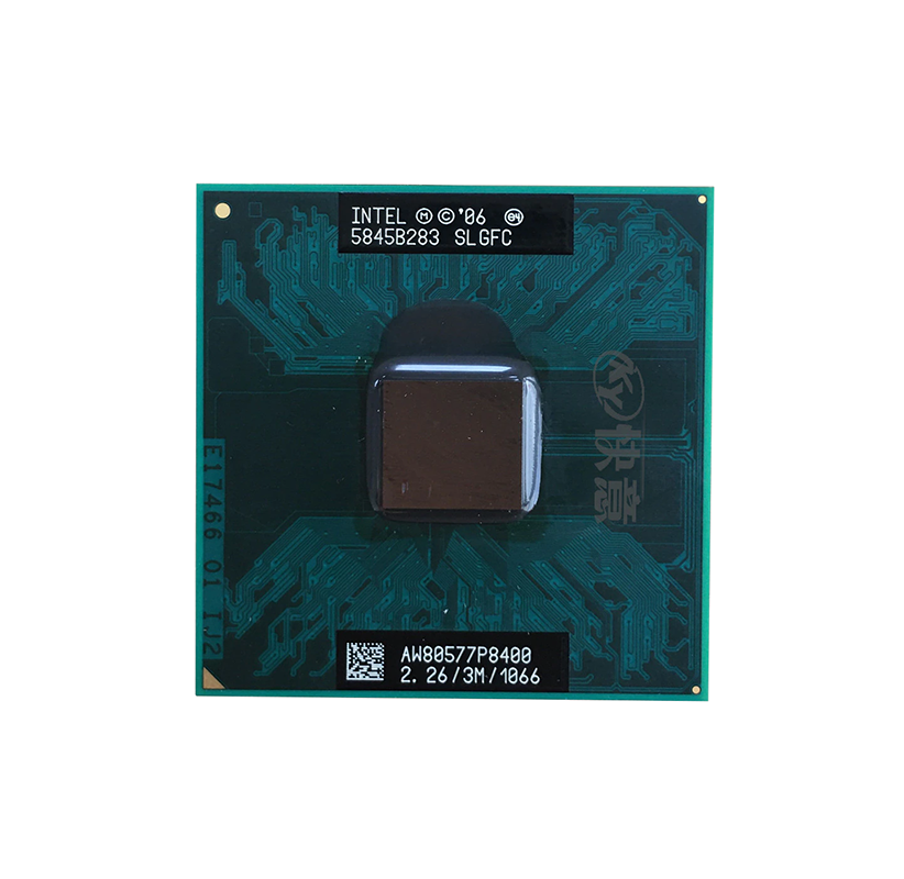 HP 467869-004 2.26GHz 1066MHz FSB 3MB L2 Cache Socket PGA478 Intel Core 2 Duo P8400 2-Core Processor