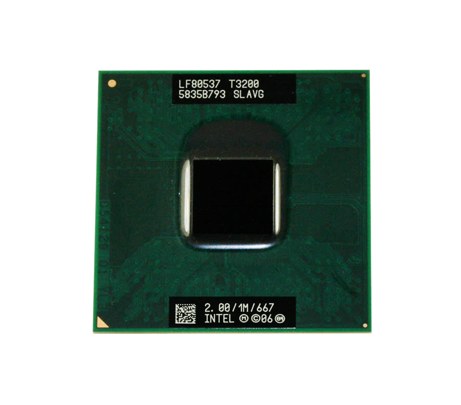 HP 496104-001 2.0GHz 667MHz FSB 1MB L2 Cache Socket PGA478 Intel Pentium T3200 2-Core Processor