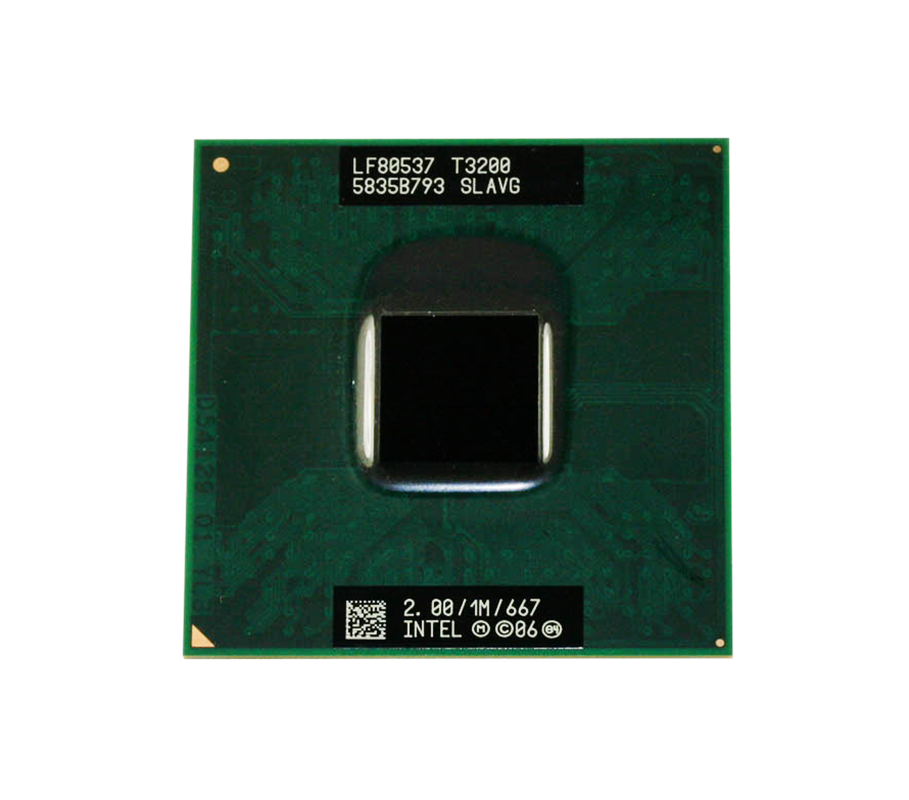 HP 501519-001 2.0GHz 667MHz FSB 1MB L2 Cache Socket PGA478 Intel Pentium T3200 2-Core Processor