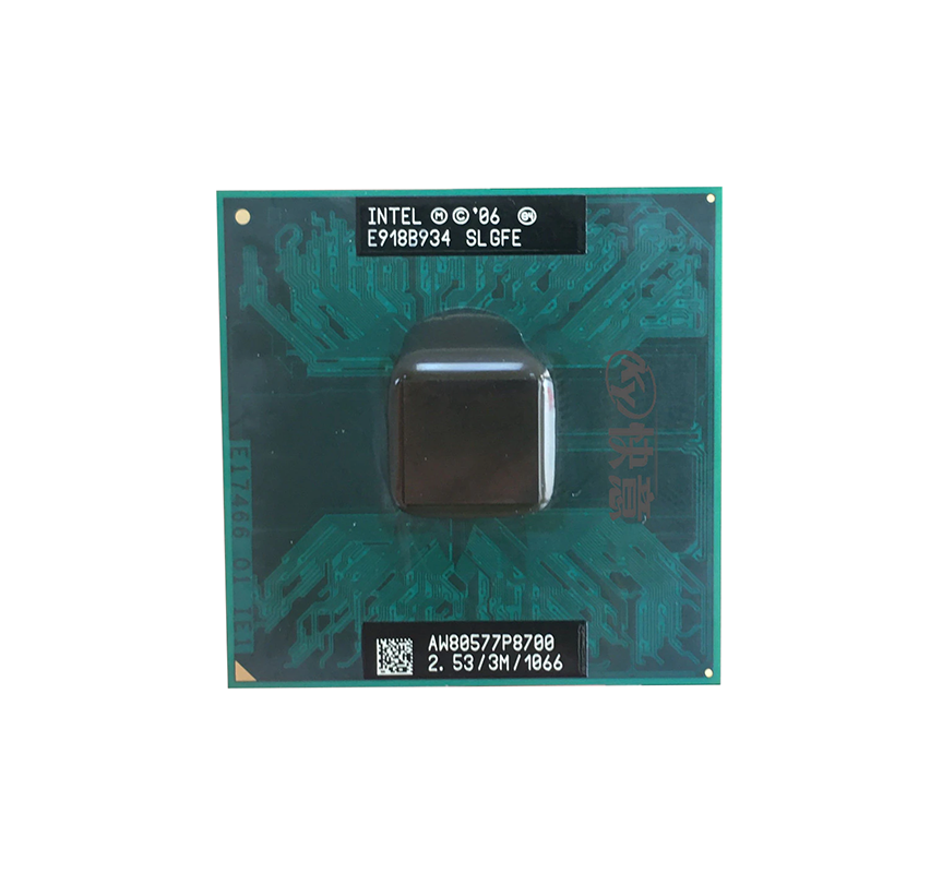 HP 507960-001 2.53GHz 1066MHz FSB 3MB L2 Cache Socket PGA478 Intel Core 2 Duo P8700 2-Core Processor