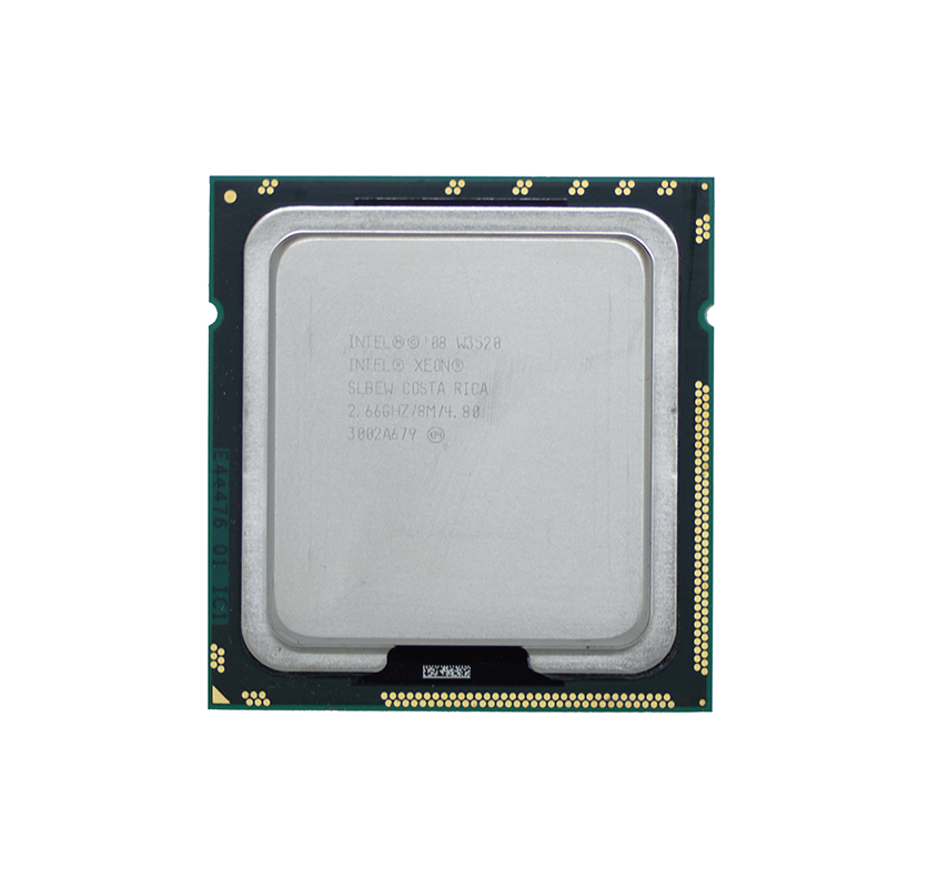 HP 519748-B21 2.66GHz 4.8GT/s QPI 8MB L3 Cache Socket LGA-1366 Intel Xeon W3520 Quad-Core Processor