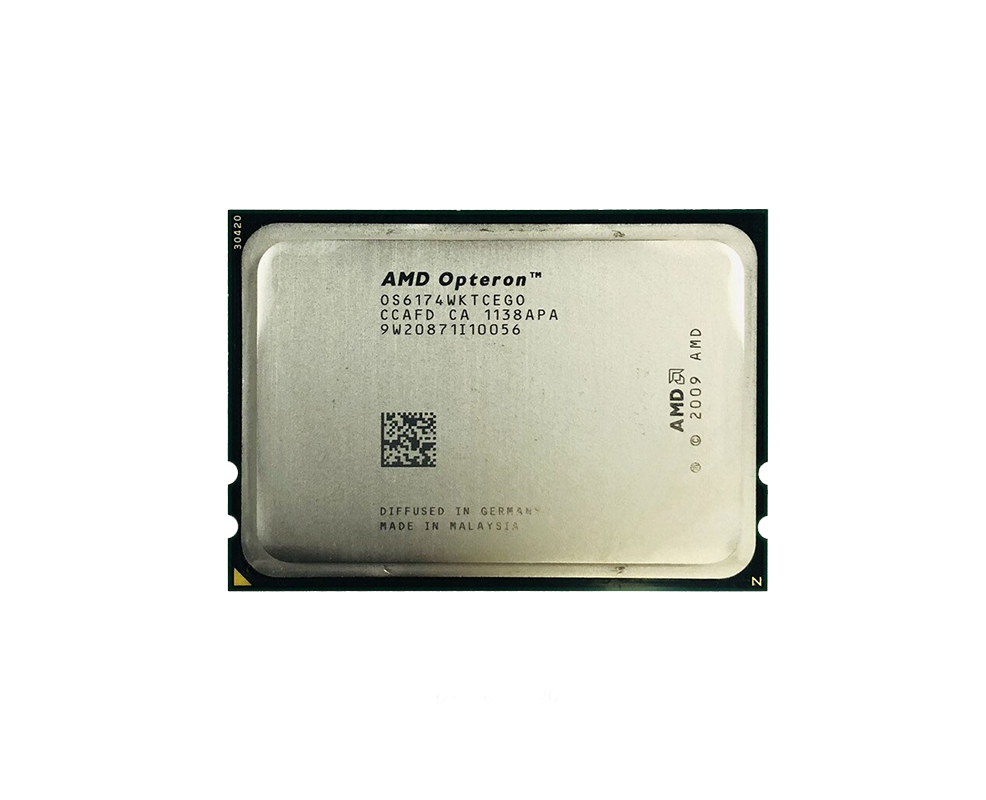 HP 592054-L21 2.2GHz 3200MHz HTL 12MB L3 Cache Socket G34 AMD Opteron 6174 12-Core Processor