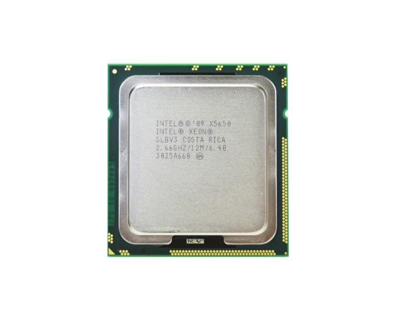 HP 593824-L21 2.66GHz 6.40GT/s QPI 12MB L3 Cache Socket FCLGA1366 Intel Xeon X5650 6-Core Processor