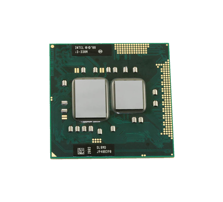 HP 594534-001 2.13GHz 2.5GT/s DMI 3MB L3 Cache Socket PGA988 Intel Core i3-330M 2-Core Processor