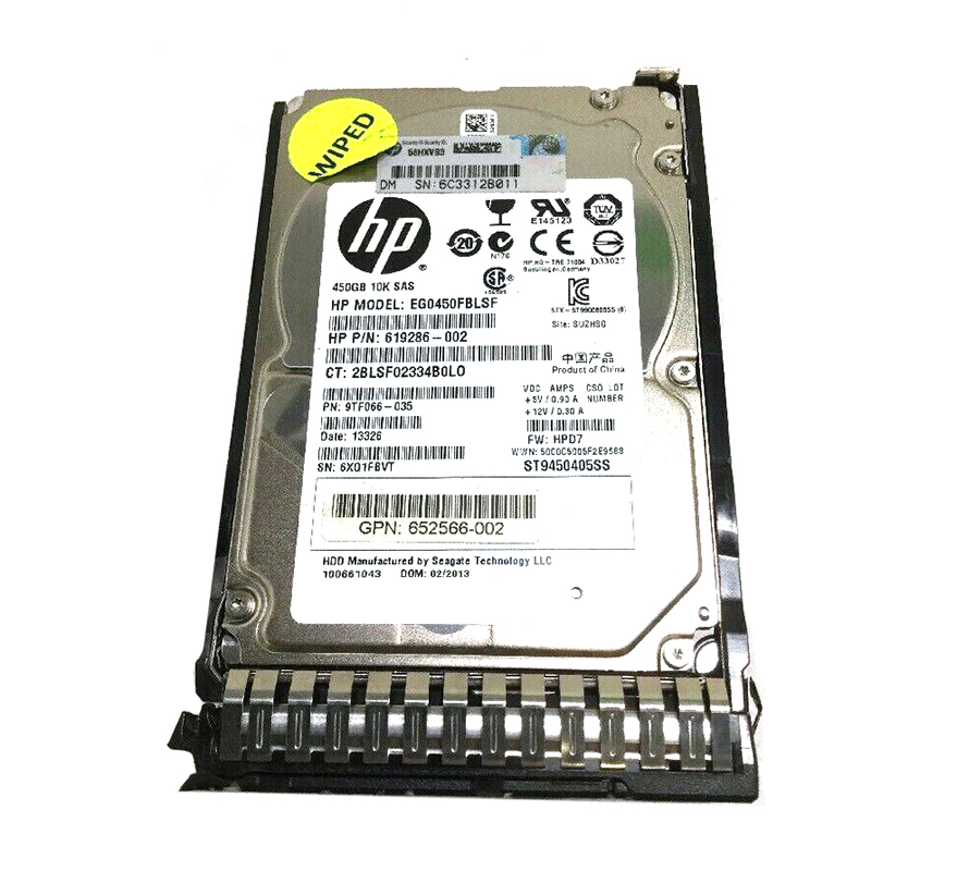 HP 619286-002 450GB 10000RPM SAS 6Gb/s hot-pluggable Dual Port 2.5-inch Hard Drive