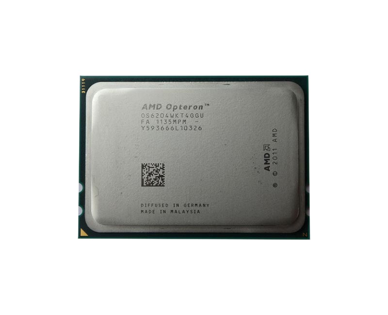 HP 686869-L21 3.3GHz 6.4GT/s 3200MHz HTL 16MB L3 Cache Socket G34 AMD Opteron 6204 Quad Core Processor Kit