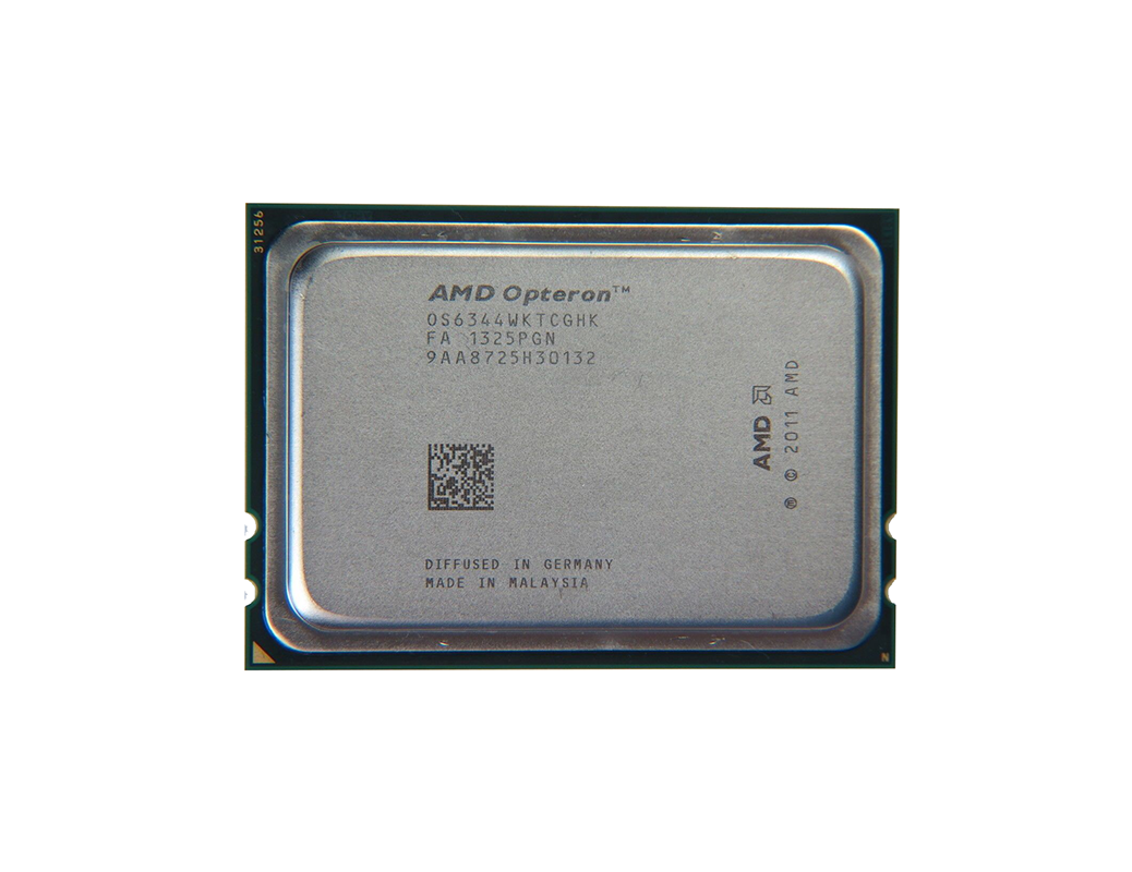 HP 699052RB21 2.6GHz 6.4GT/s 3200MHz HTL 16MB L3 Cache Socket G34 AMD Opteron 6344 12-Core Processor