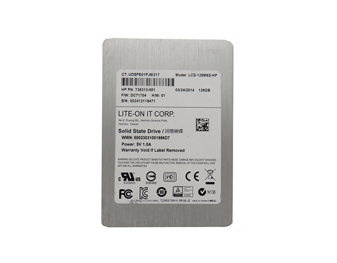 HP 735313-001 128GB Multi-Level Cell SATA 6Gb/s 2.5-inch Solid State Drive