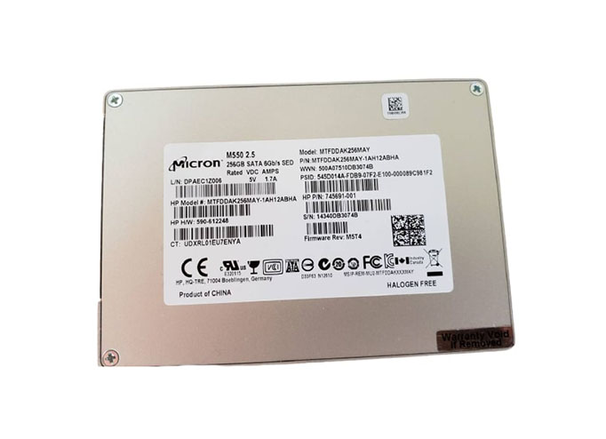 HP 745691-001 256GB Multi-Level Cell SATA 6Gb/s Self-Encrypting 2.5-inch Solid State Drive