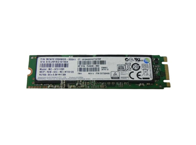 HP 754948-002 128GB Triple-Level Cell SATA 6Gb/s M.2 2280 Solid State Drive