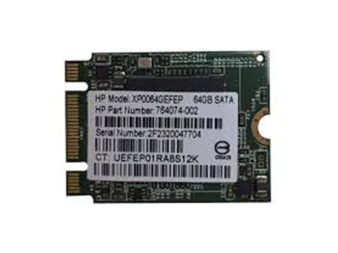 HP 764074-002 64GB Multi-Level Cell SATA 6Gb/s M.2 2230 Solid State Drive