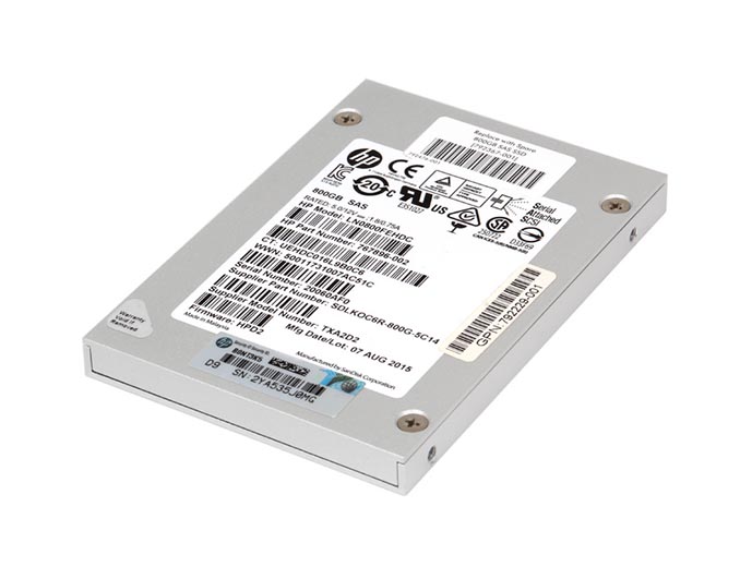 HP 767896-002 800GB SAS 6Gbps Hot-Pluggable Power Loss Protection Quick Release Light Endurance 2.5-inch Internal Solid State Drive