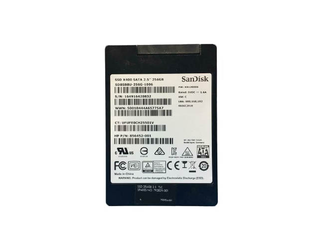 HP 856452-001 256GB Triple-Level Cell SATA 6Gb/s 2.5-inch Solid State Drive