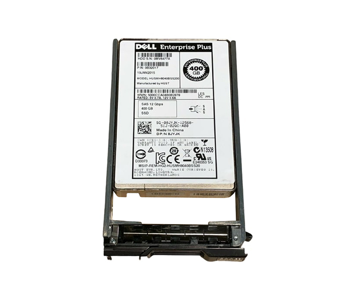 Dell 8JYJK 400GB Multi-Level Cell SAS 12Gb/s 2.5-Inch Solid State Drive