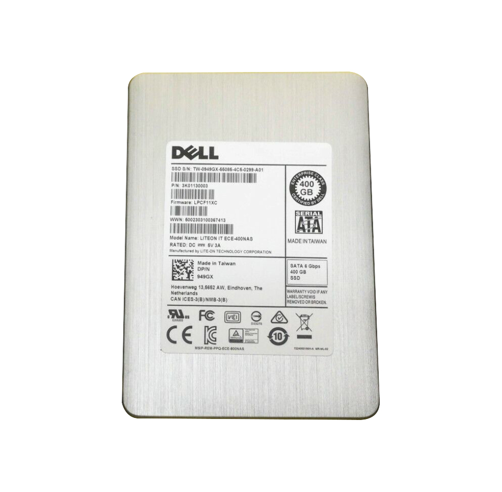 Dell 949GX 400GB Multi-Level Cell SATA 6Gb/s 2.5-inch Solid State Drive