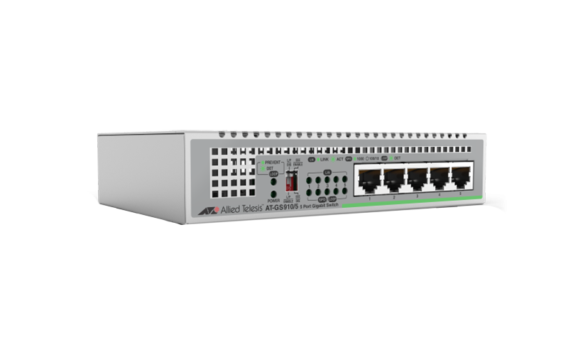 AT-GS910/5-30 - Allied Telesis CentreCOM GS910 Series 5 x Ports 10 