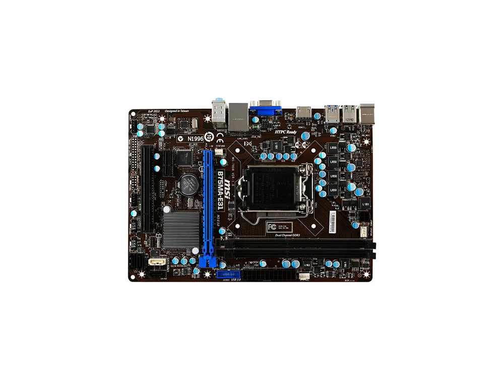 B75MA-E31 - MSI Desktop Motherboard Intel B75 Express Chipset Socket H2 ...