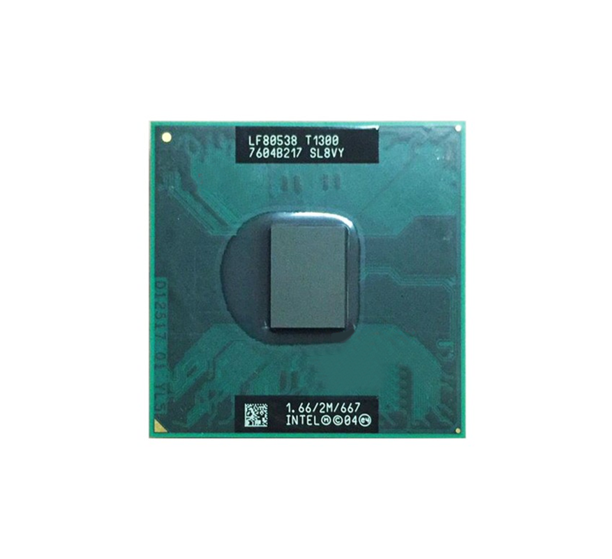 Intel BX805387561.66G Core Solo T1300 1-Core 1.66GHz 667MHz FSB 2MB L2 Cache Socket PGA478 Processor