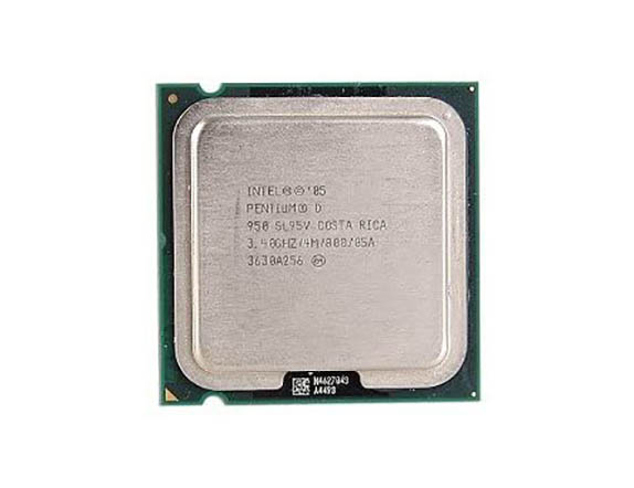 Intel BX80553950 Pentium D 950 Dual Core 3.4GHz 4MB L2 Cache 800MHz FSB LGA775 Socket 65NM 95W Processor