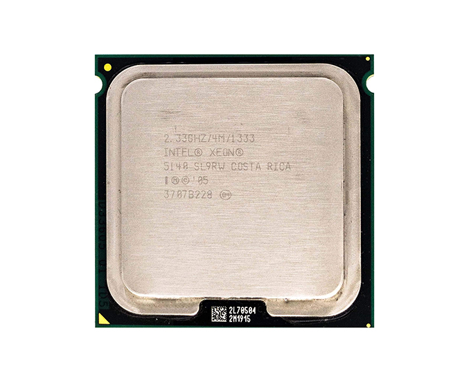 Intel BX805565140 Xeon 5140 Dual-core (2 Core) 2.33GHz 1333MHz FSB 4MB L2 Cache Socket LGA771 Processor