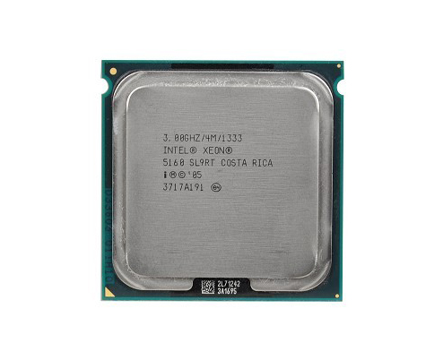 Intel BX805565160A Xeon 5160 Dual-core (2 Core) 3.00GHz 1333MHz FSB 4MB L2 Cache Socket LGA771 Processor