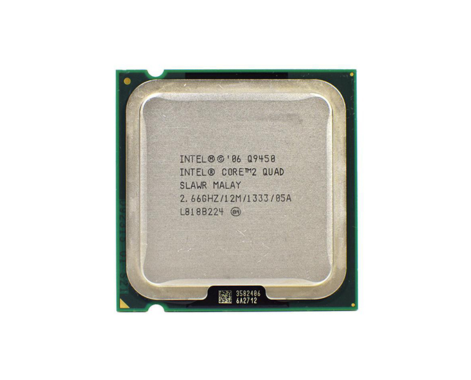 Intel BX80569Q9450A Core 2 Quad Q9450 Quad-core (4 Core) 2.66GHz 1333MHz FSB 12MB L2 Cache Socket LGA775 Processor