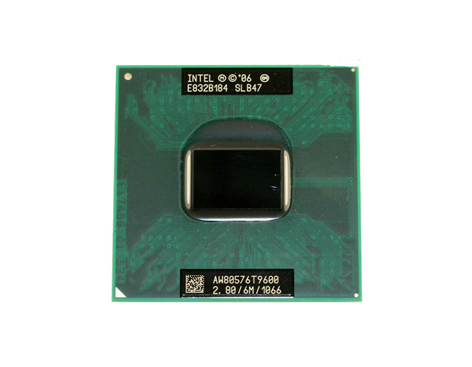 Intel BX80576T9600 Core 2 Duo T9600 Dual-core (2 Core) 2.80GHz 1066MHz FSB 6MB L2 Cache Socket BGA479 Processor