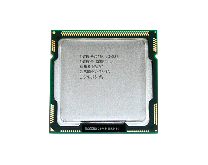 Intel BX80616I3530 Core i3-530 Dual Core 2.93GHz 2.50GT/s DMI 4MB L3 Cache Socket FCLGA1156 Desktop Processor