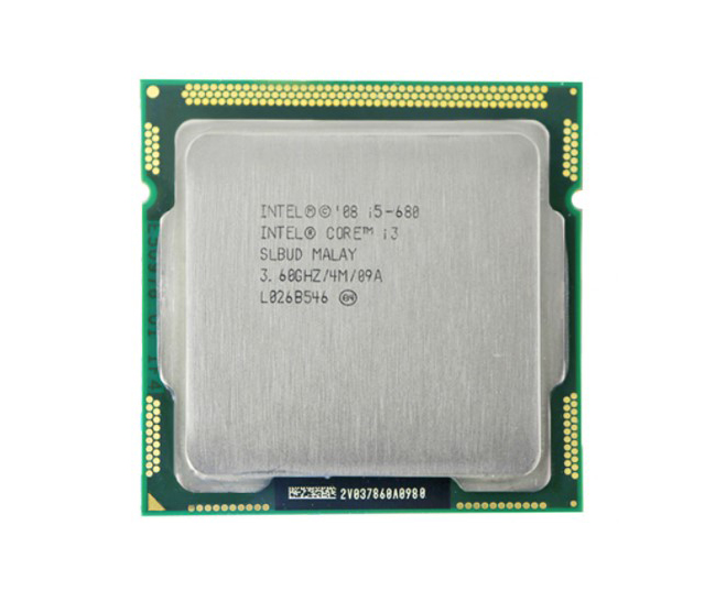 Intel BX80616I5680 Core i5-680 Dual Core 3.60GHz 2.50GT/s DMI 4MB L3 Cache Socket FCLGA1156 Desktop Processor