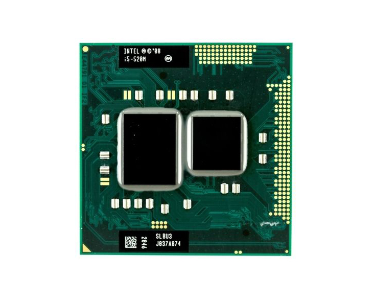 Intel BX80617I5520M Core i5-520M Dual Core 2.40GHz 2.50GT/s DMI 3MB L3 Cache Socket PGA988 Notebook Processor