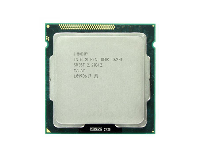 Intel BX80623G620T Pentium G620T Dual-core (2 Core) 2.20GHz 5.00GT/s DMI 3MB L3 Cache Socket FCLGA1155 Processor
