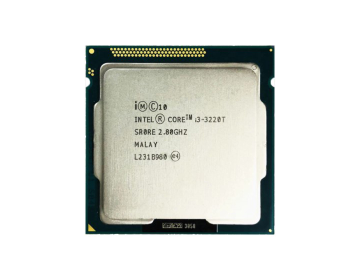 Intel BX80637I33220T Core i3-3220T Dual Core 2.80GHz 5.00GT/s DMI 3MB L3 Cache Socket FCLGA1155 Desktop Processor