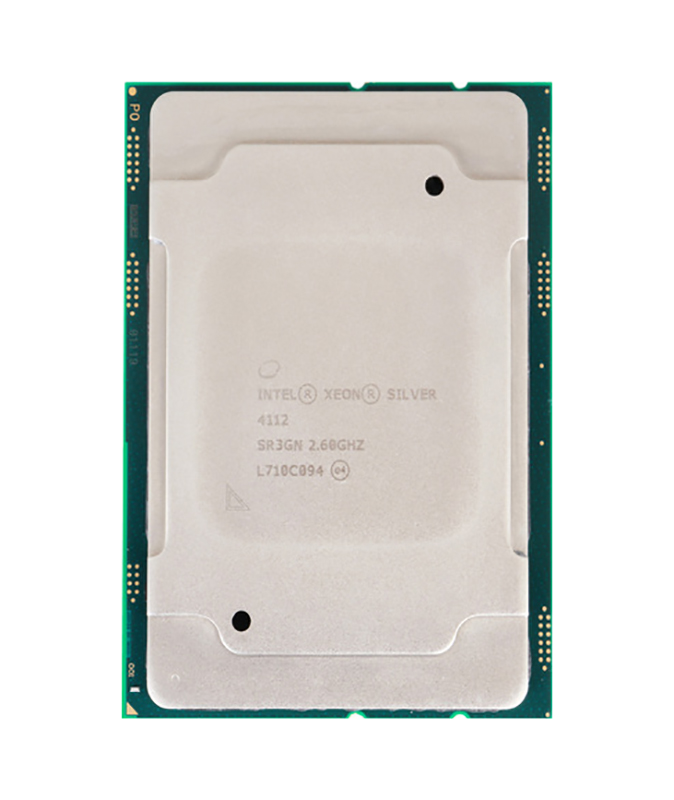 Intel CD8067303562100 Xeon Silver 4112 4-Core 2.60GHz 2 UPI 8.25MB L3 Cache Socket FCLGA3647 Processor