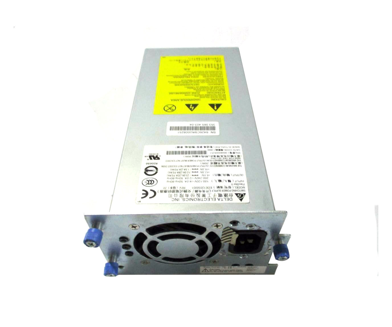 Delta EOE12030001 250-Watts 100-240V AC 2A 50-60Hz Power Supply for Tape Library TL2000 / TL4000 / TS3100 / TS3200 / MSL2024