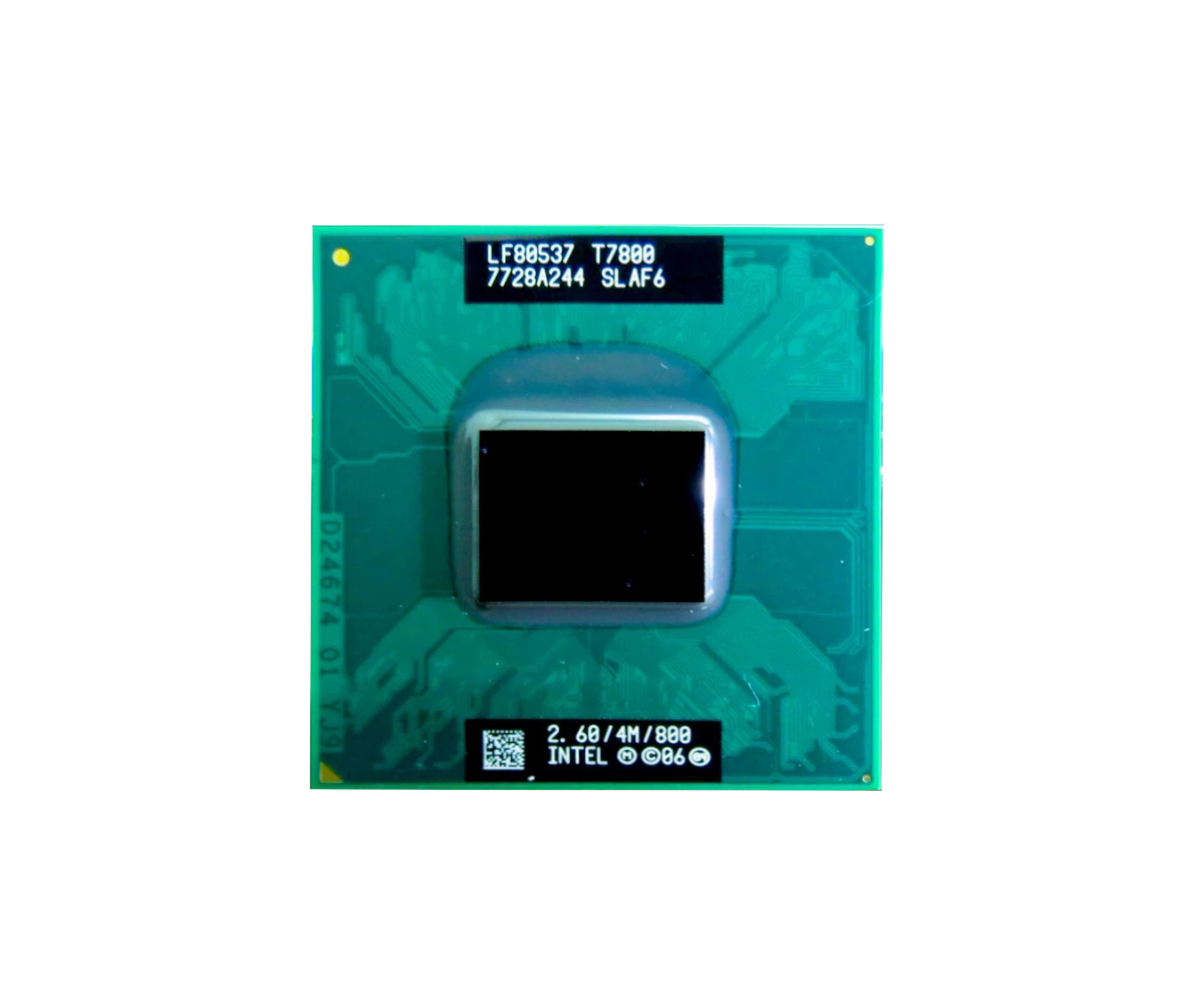 Dell FY580 2.60GHz 800MHz 4MB Cache Socket PPGA478 Intel Core 2 Duo T7800 Dual Core Processor